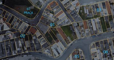 Georreferenciamento de imóveis urbanos criado através de um ortomosaico gerado no software Mappa